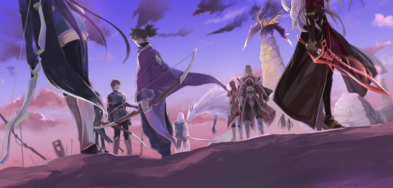 Group of Warriors on Hill