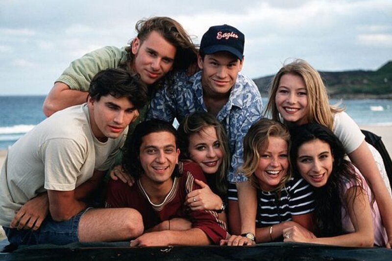 Group of Young Adults — Blue