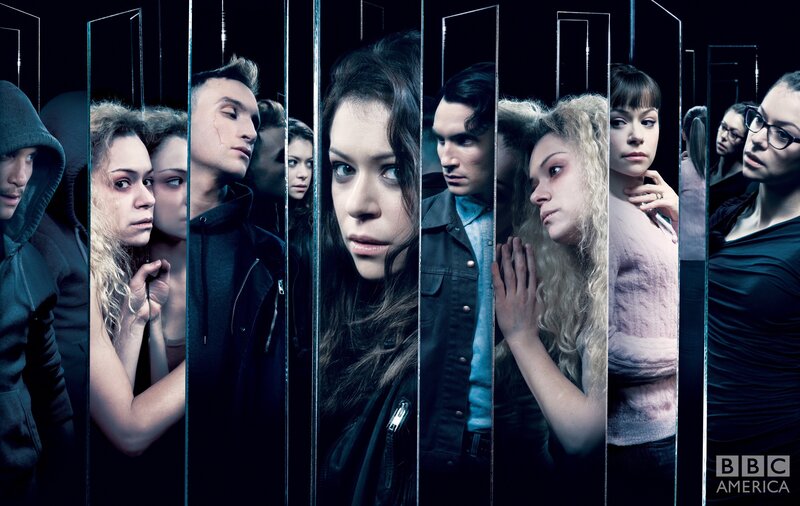 Group of Young People — Black, Dramatic, Night