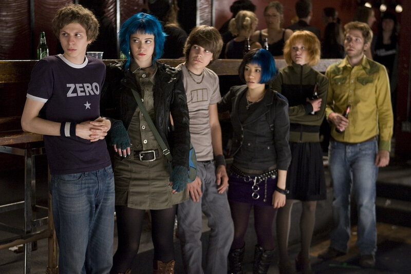 Group of young people in a bar