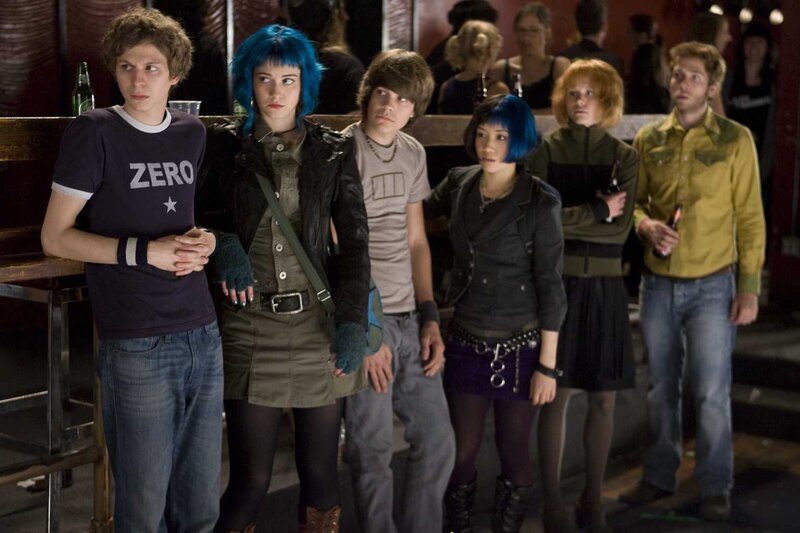 Group of young people in a bar