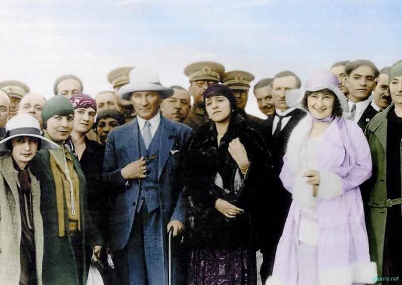 Group photo of historical figures