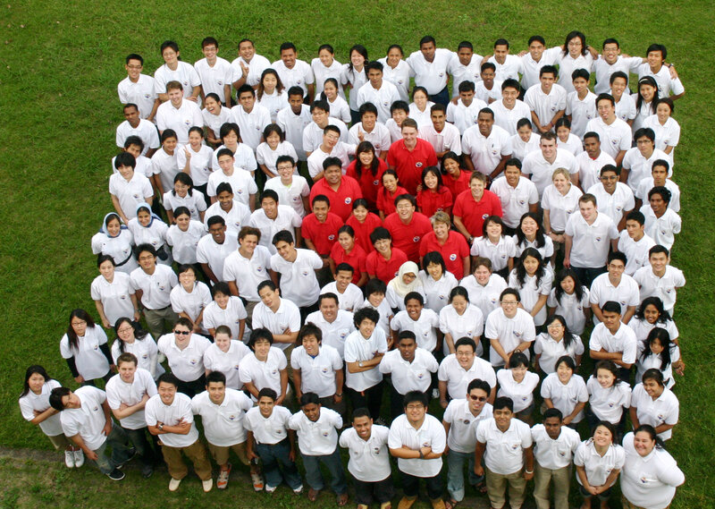 Group photo of students and staff