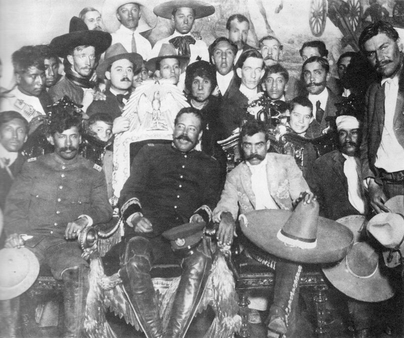Group portrait of Mexican revolutionaries