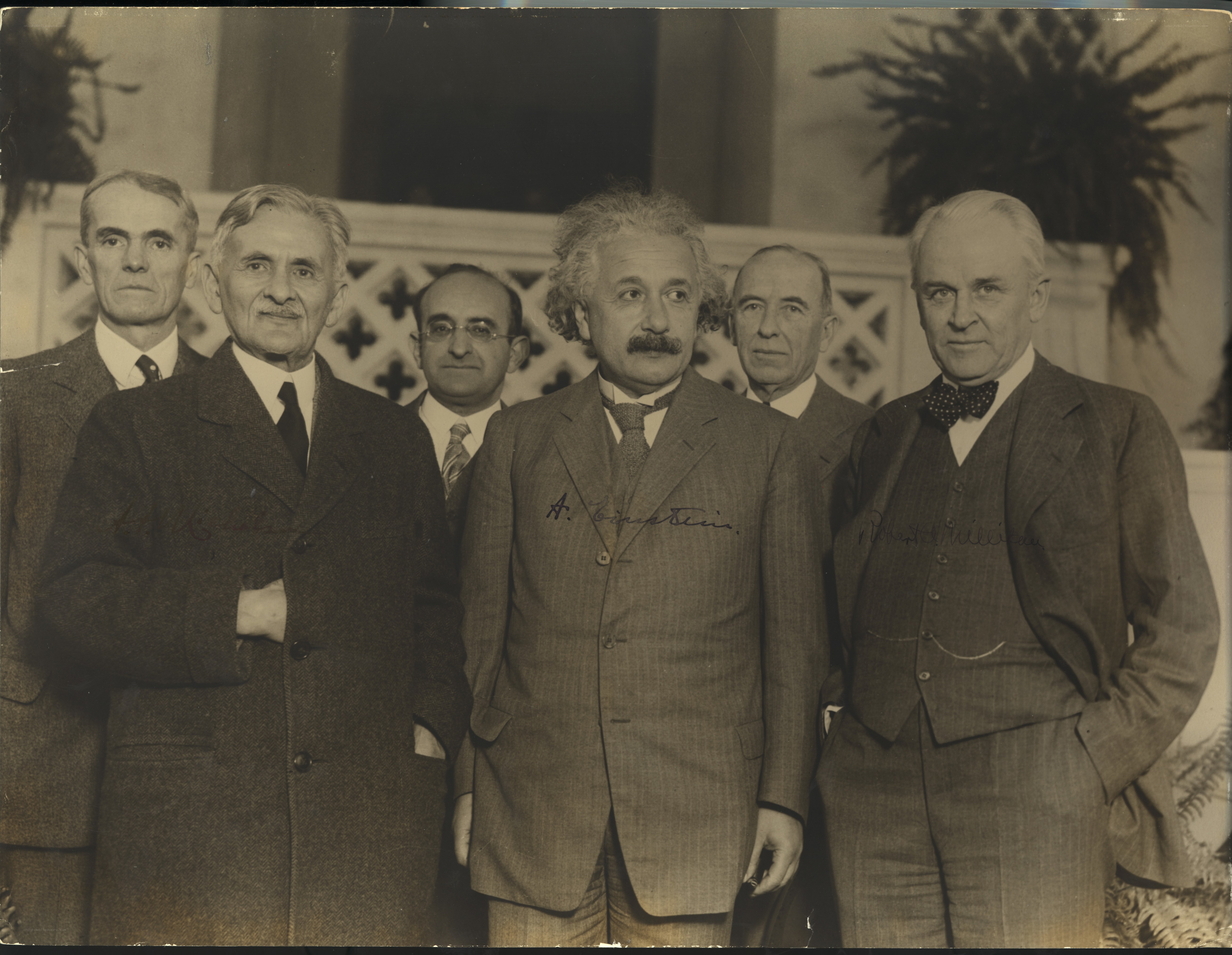 Group portrait of scientists