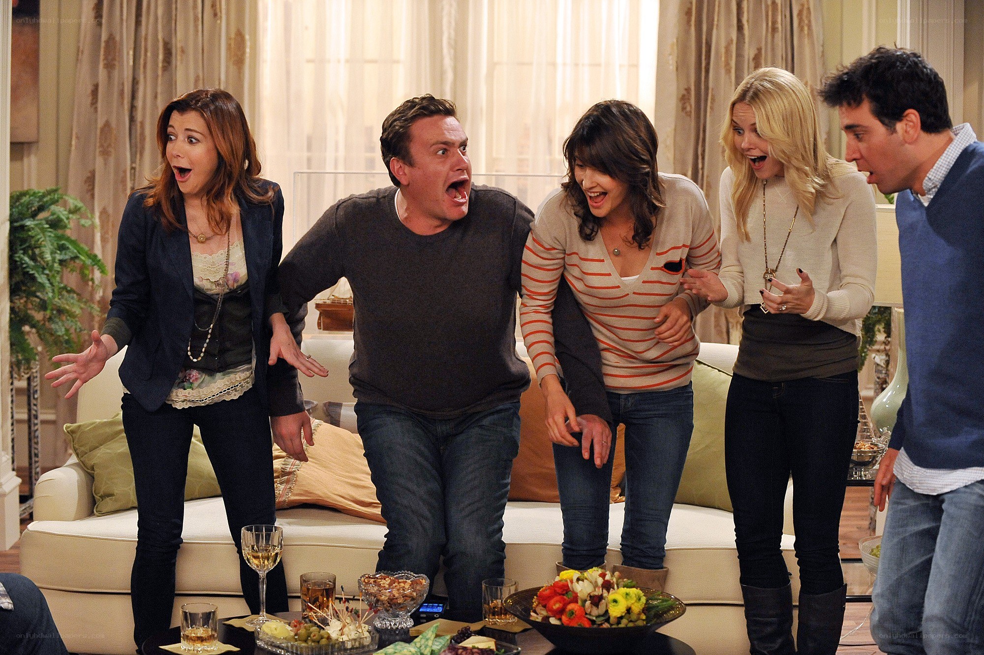 Group reacts to surprise