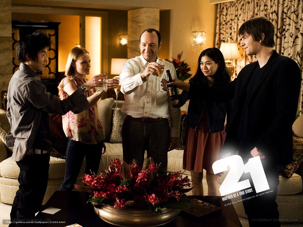 Group toasting in living room