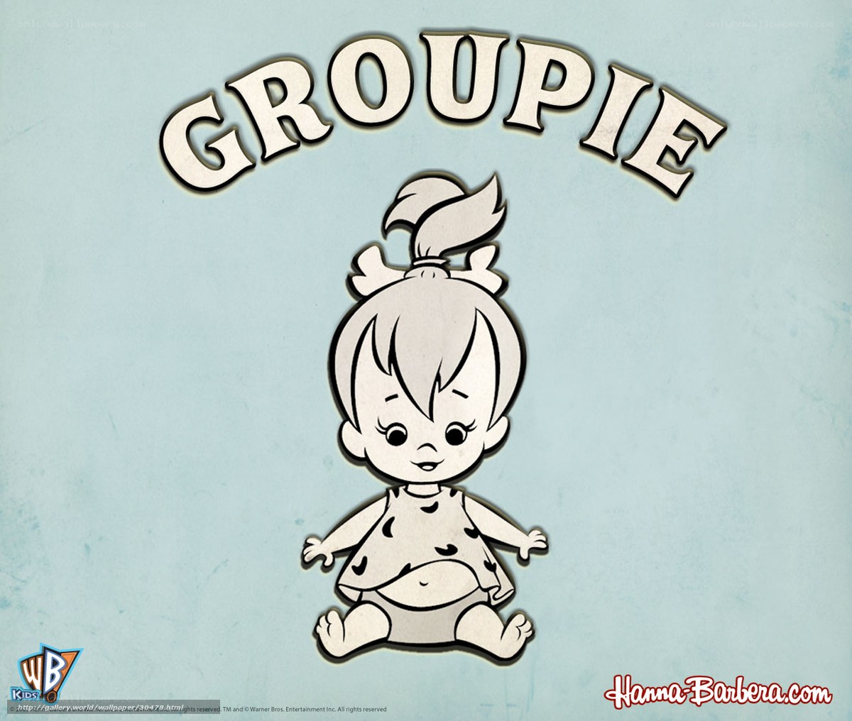 Groupie character from The Flintstones
