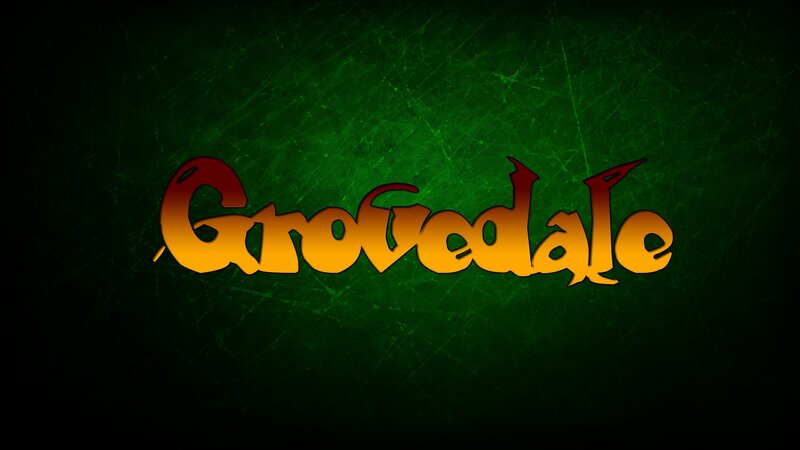 Grovedale logo on green background