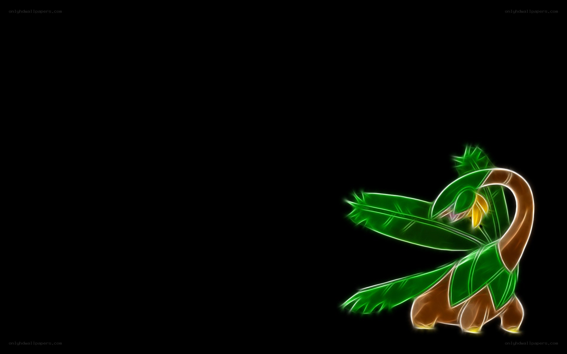 Grovyle glowing art