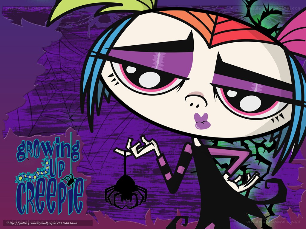 Growing Up Creepie character