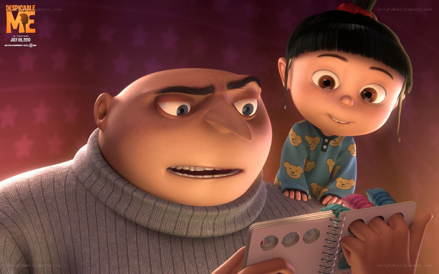 Gru and Agnes in Despicable Me