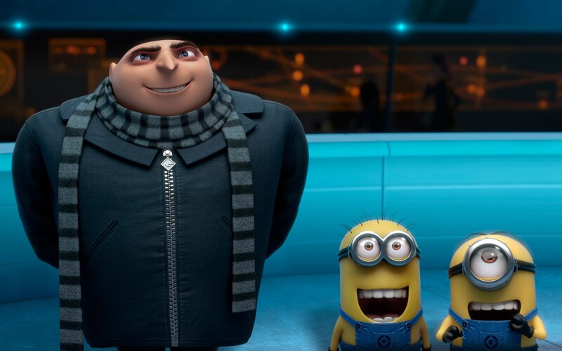 Gru and Two Minions