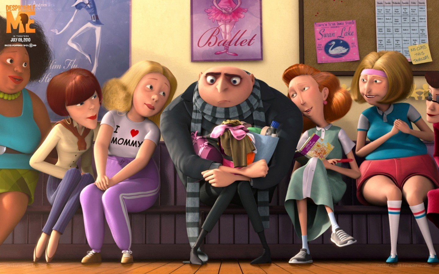 Gru at dance class