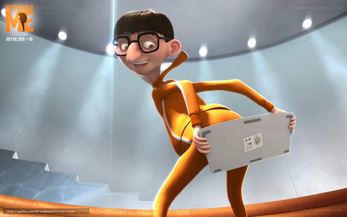 Gru holding a device