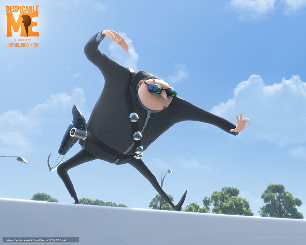 Gru in action from Despicable Me