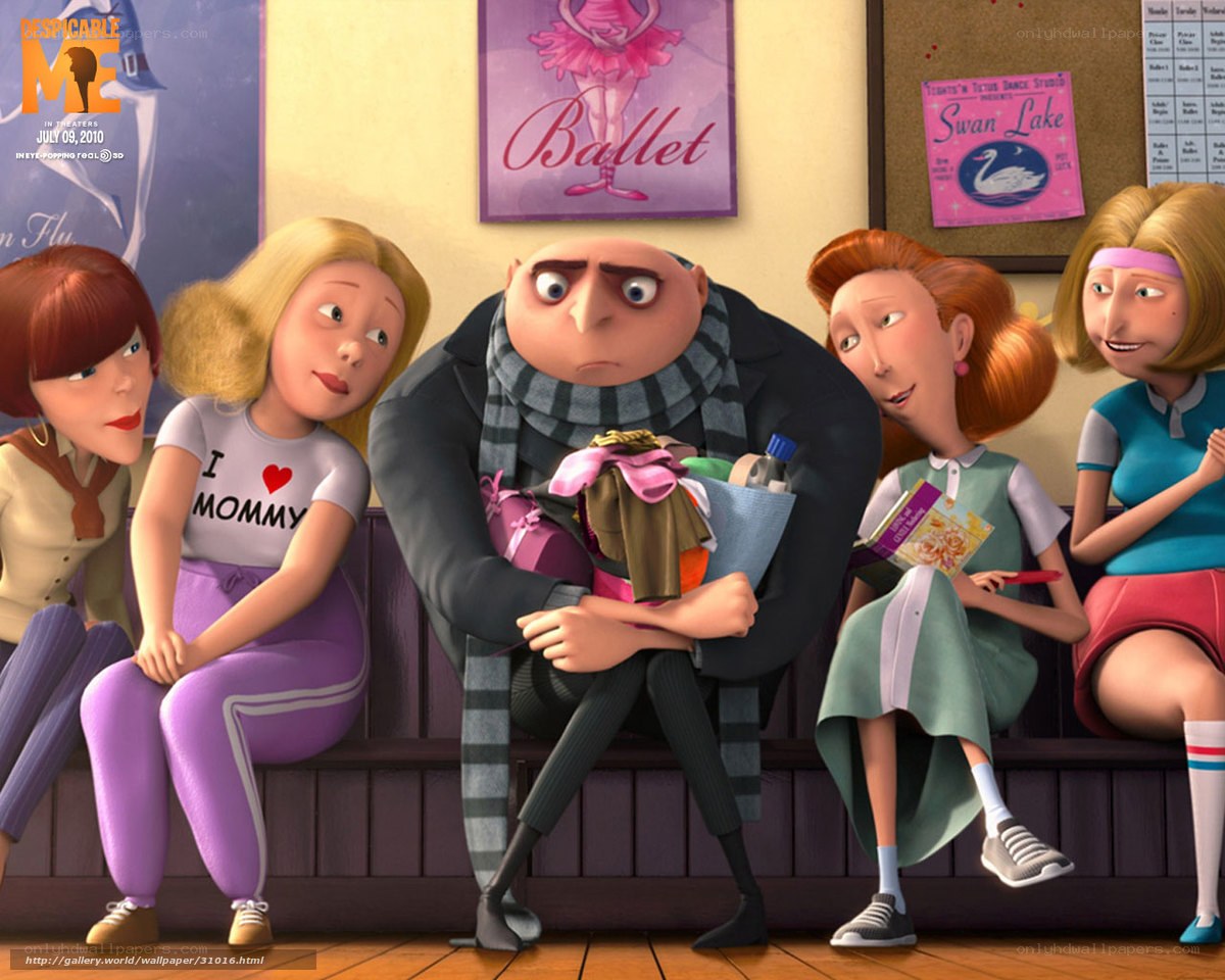 Gru in dance studio