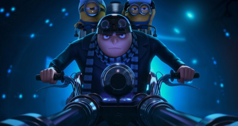 Gru on a Motorcycle