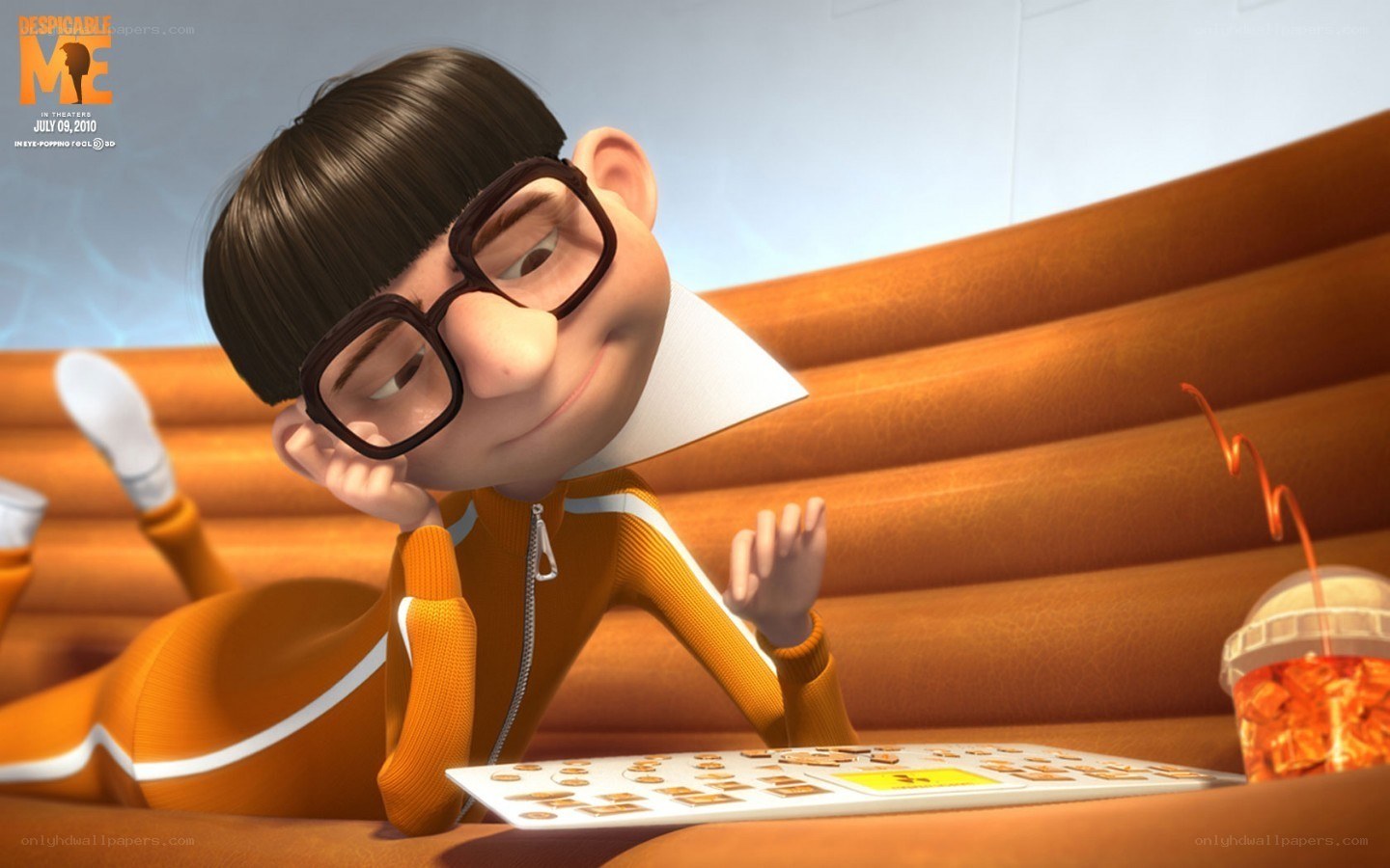 Gru playing a game