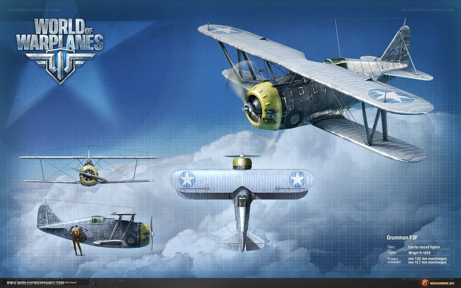 Grumman F3F fighter aircraft