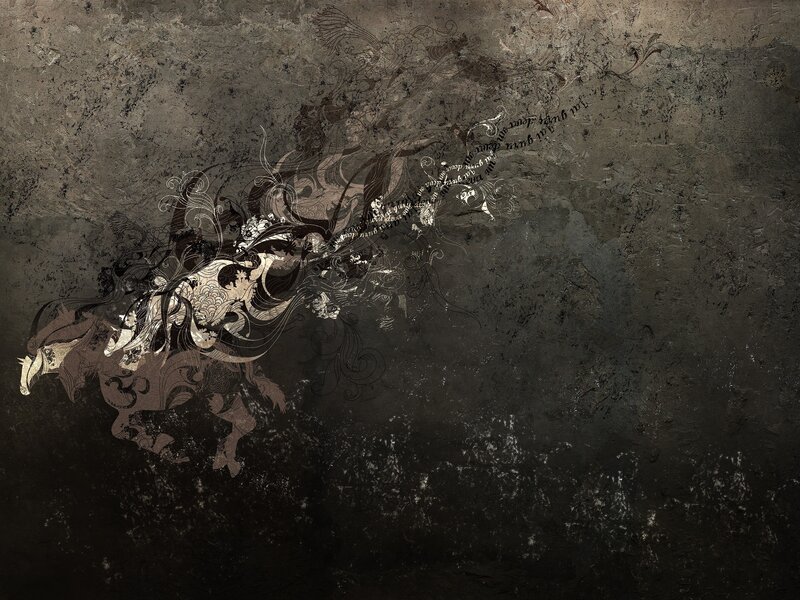 grunge abstract art design