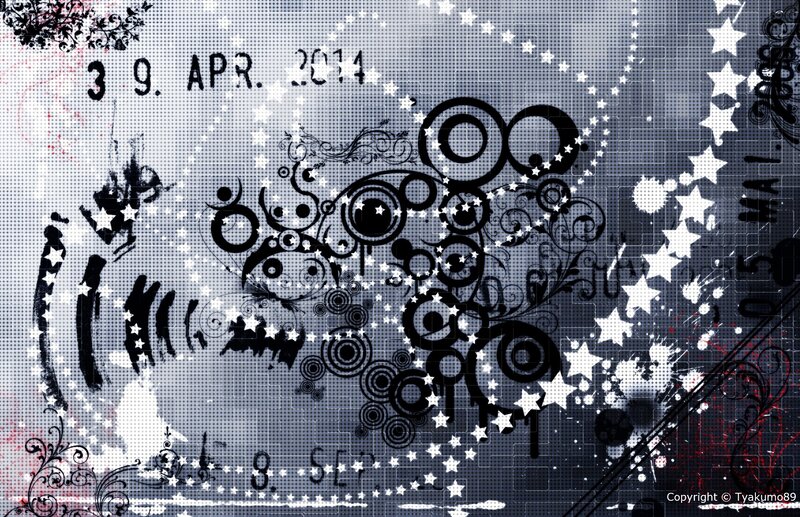 grunge abstract digital art