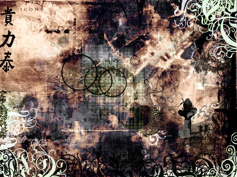grunge abstract icon background