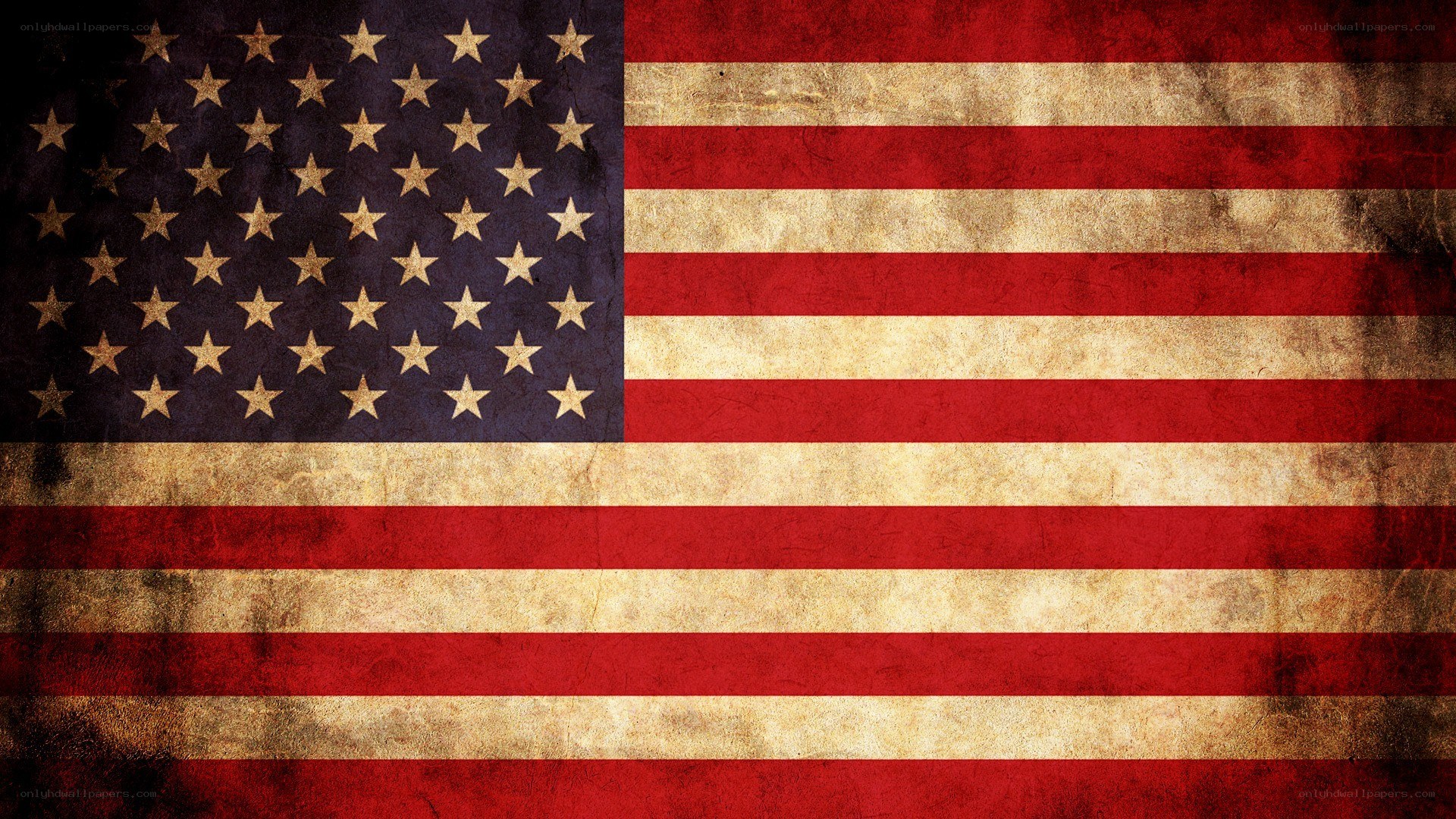 grunge american flag