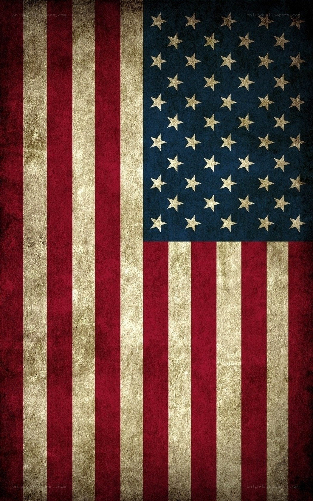 grunge american flag