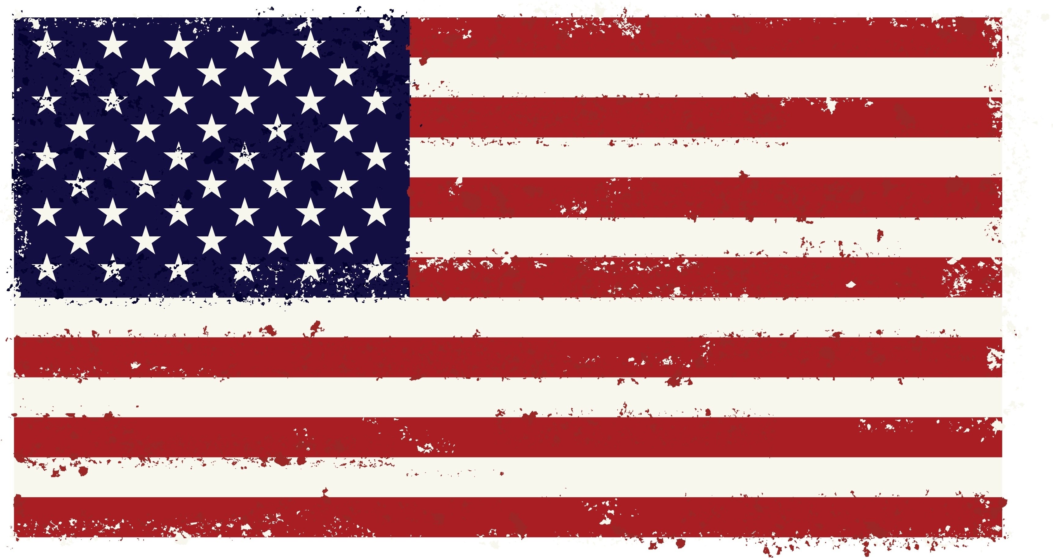 grunge american flag