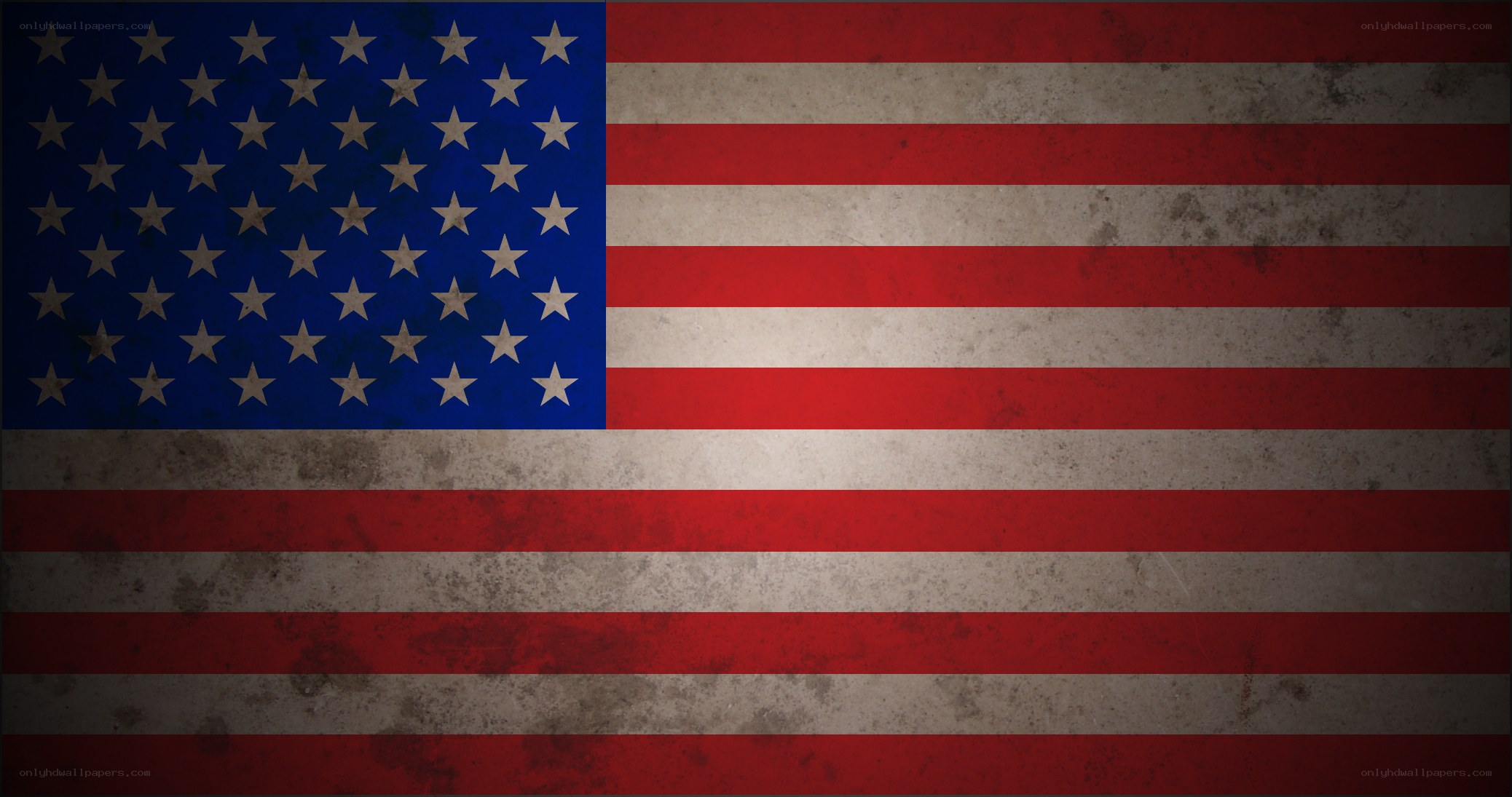 grunge american flag