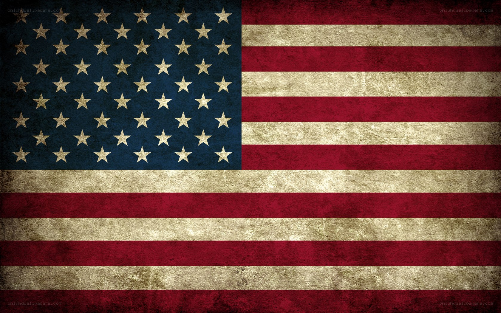 grunge american flag