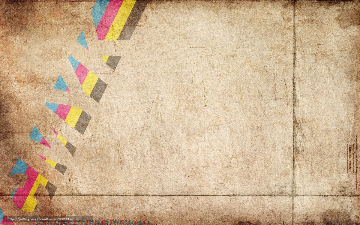 grunge background with CMYK pattern