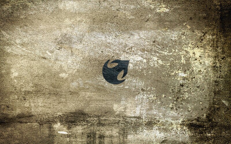 grunge background with logo
