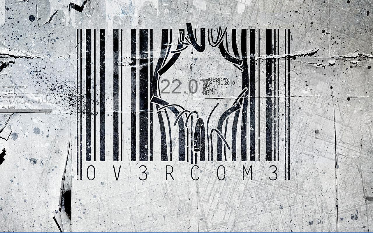 grunge barcode design