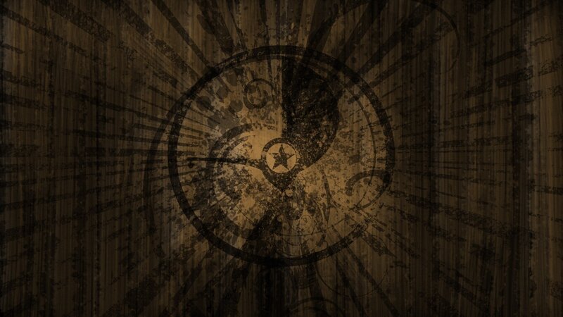grunge clock design