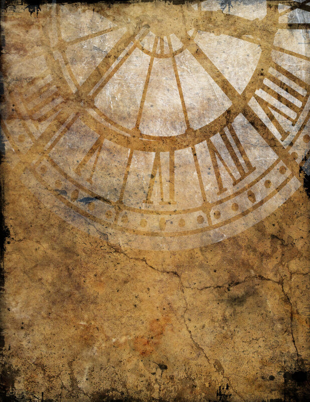 grunge clock face texture