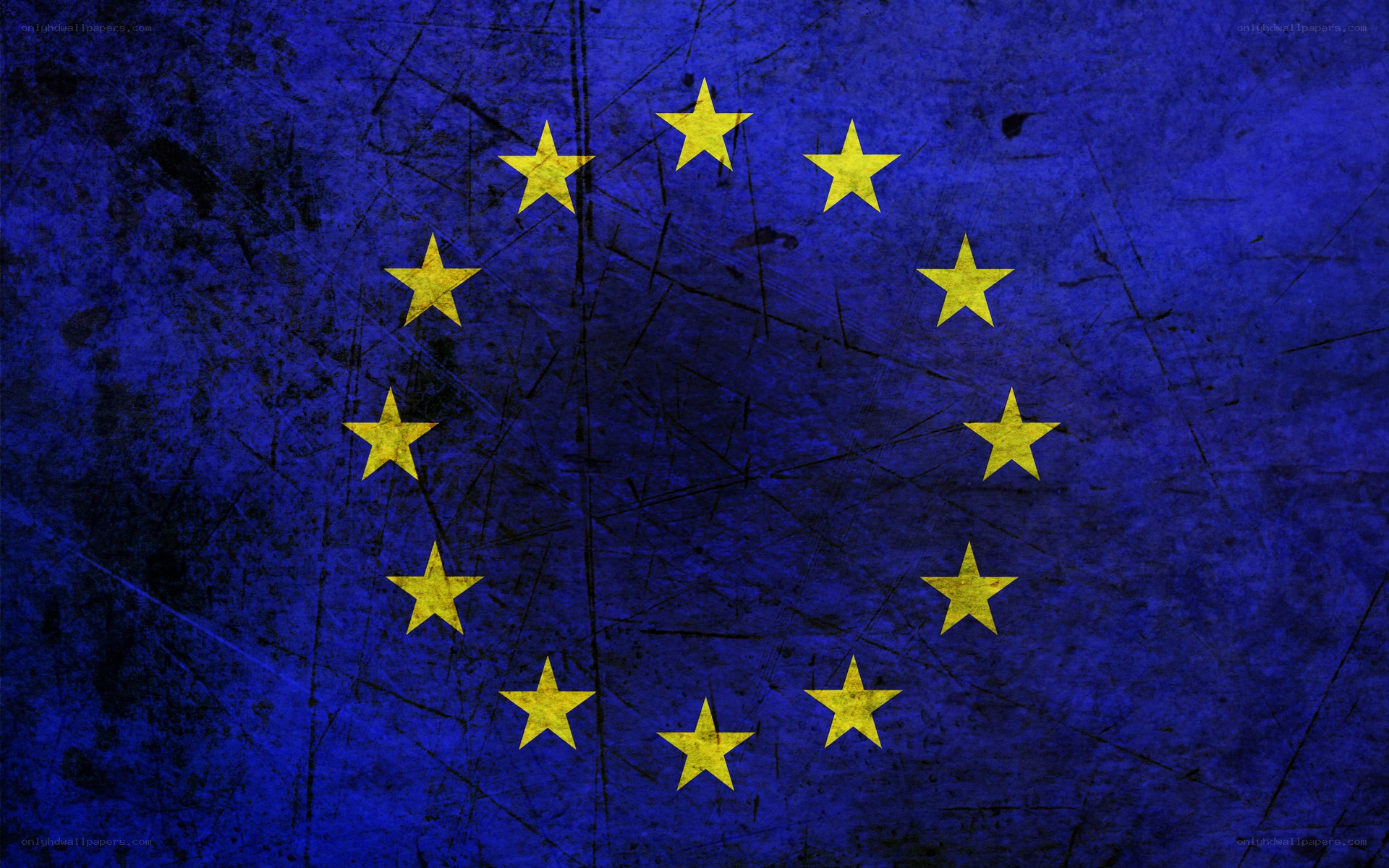 grunge eu flag background