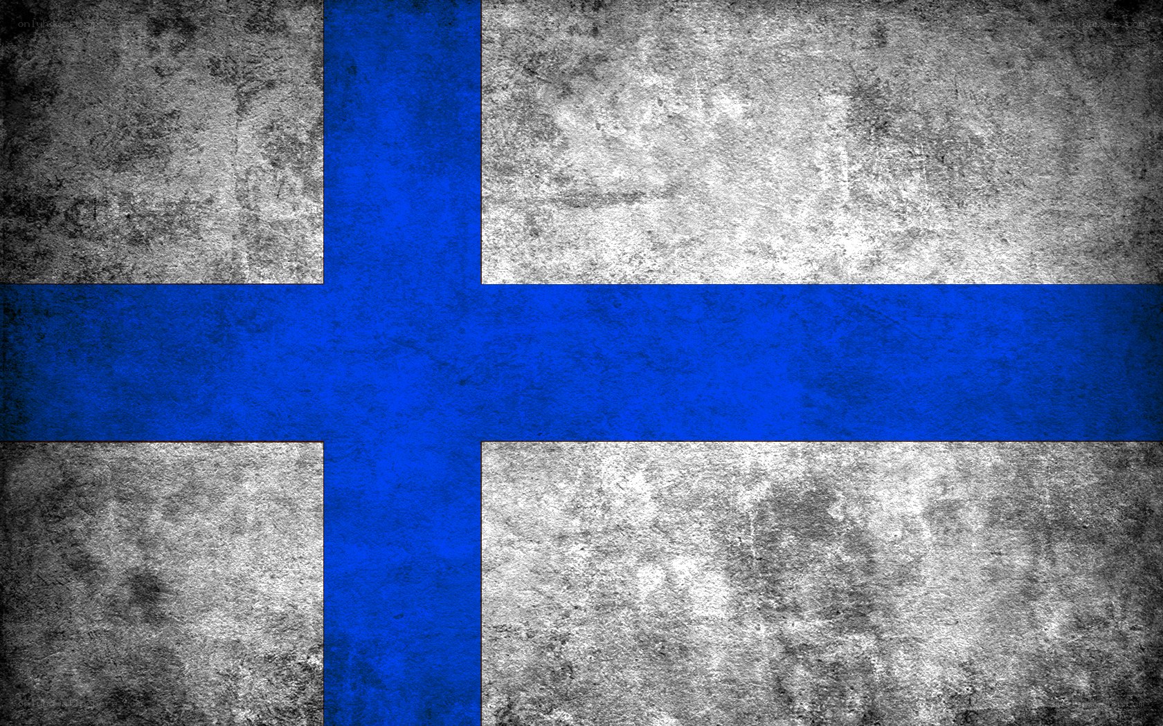 grunge finnish flag