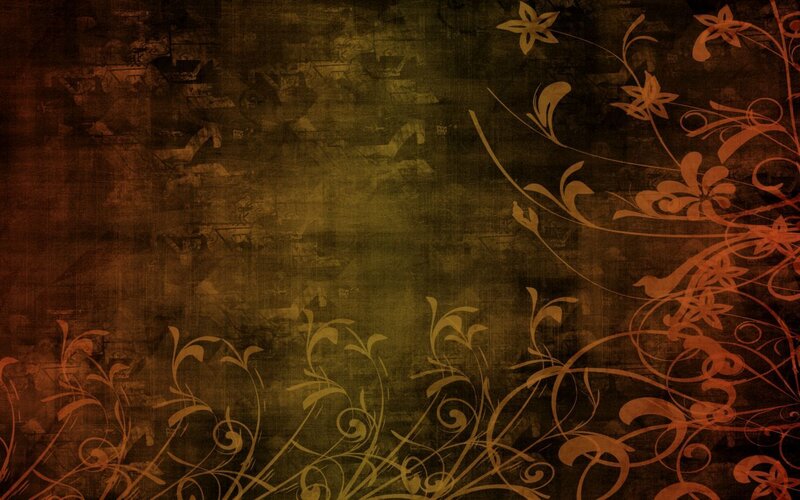 grunge floral background
