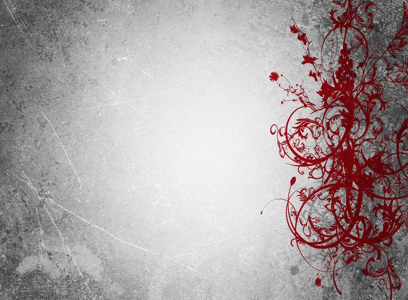 grunge floral design background