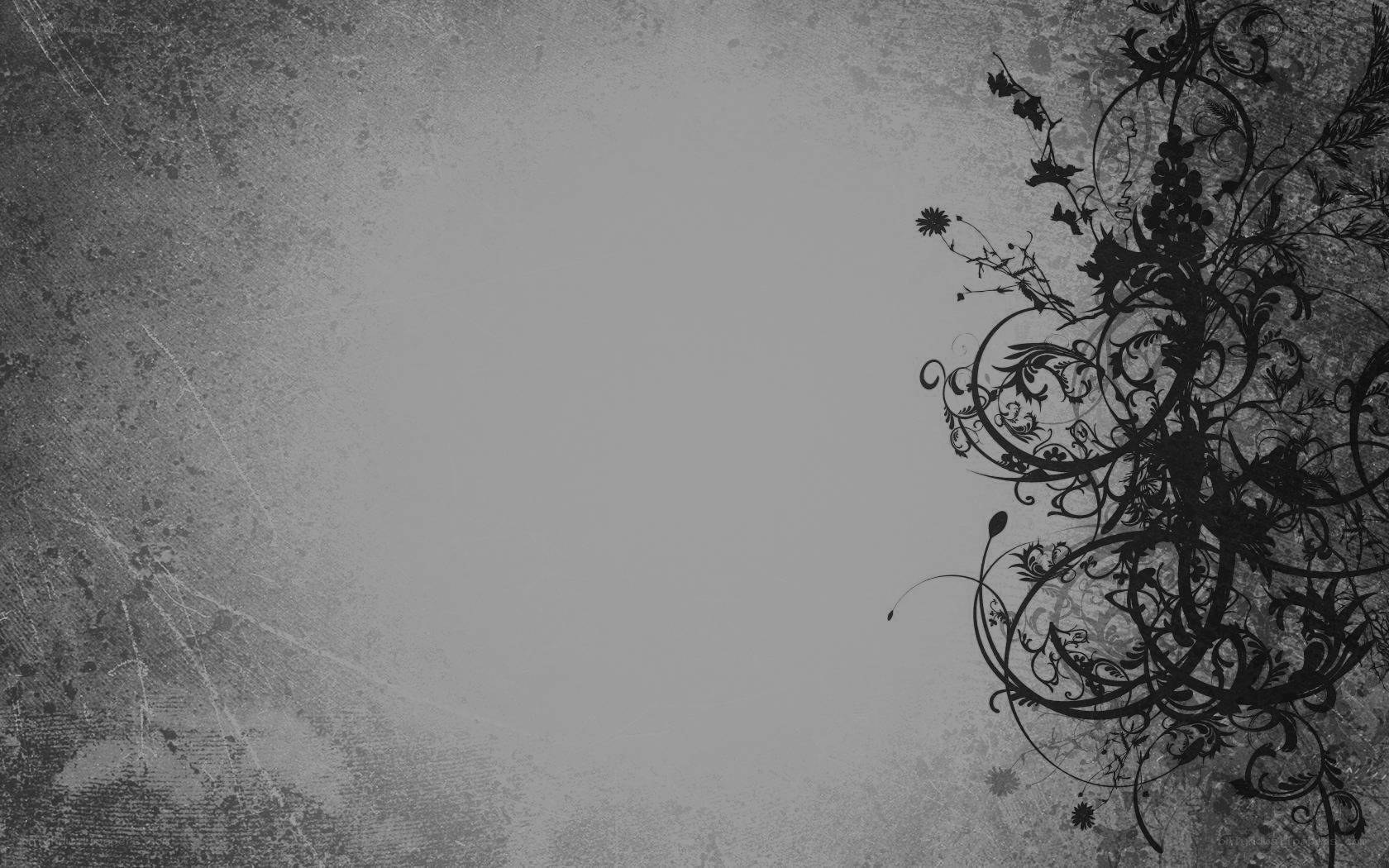 grunge floral design background