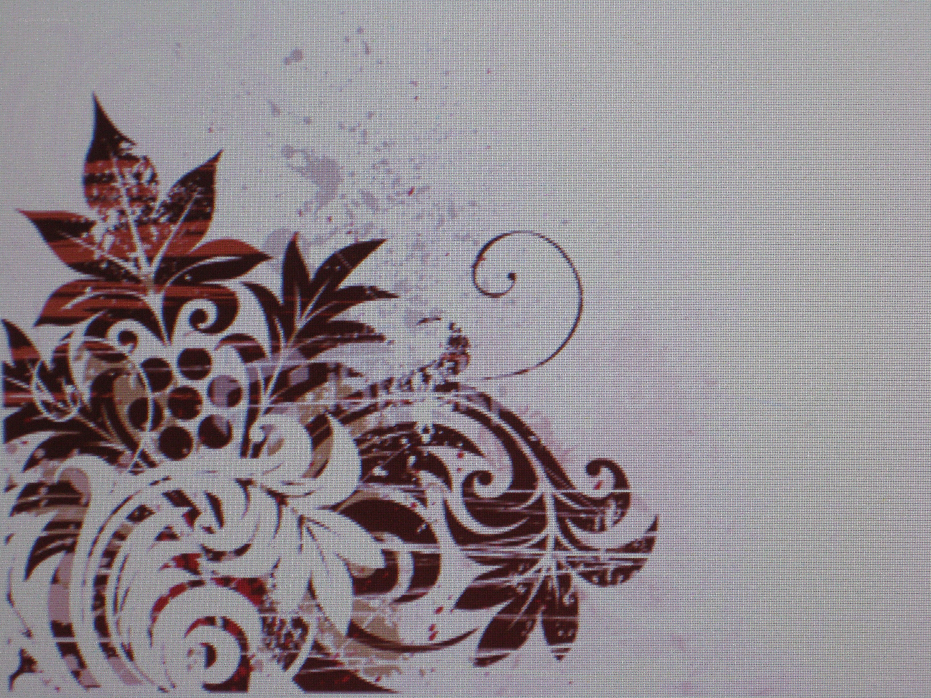 grunge floral design pattern