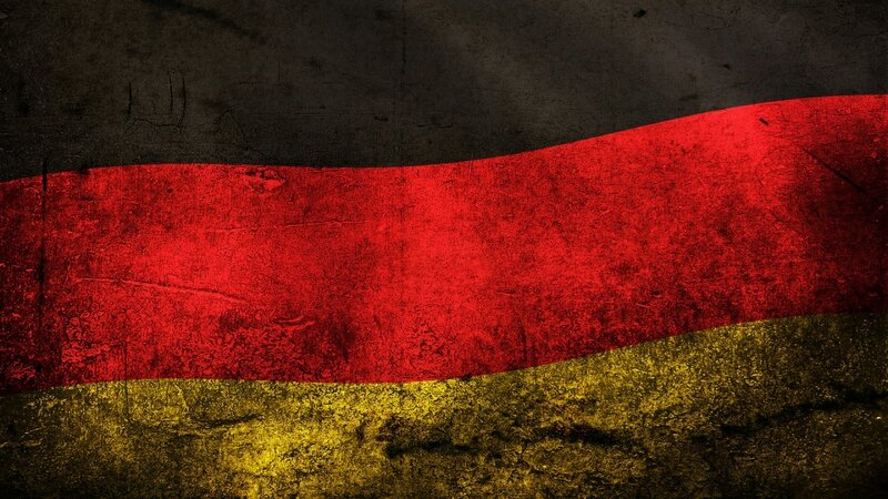 grunge german flag