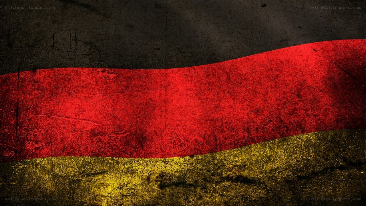 grunge german flag