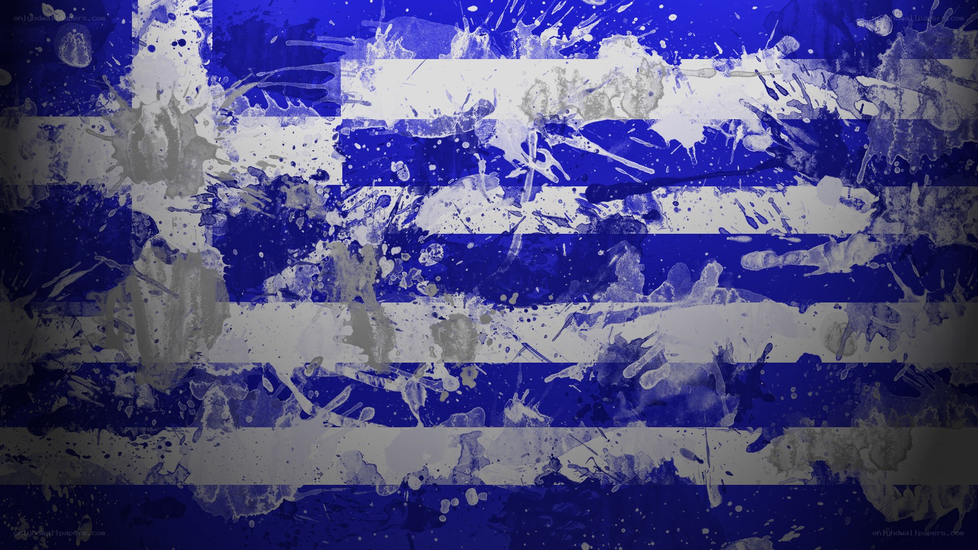 grunge greek flag art