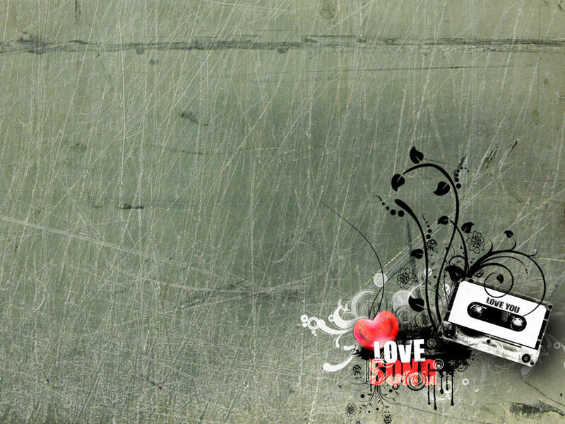 grunge love song design