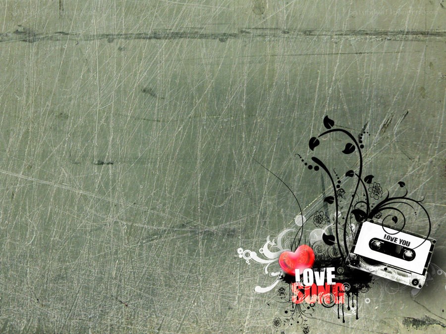 grunge love song design