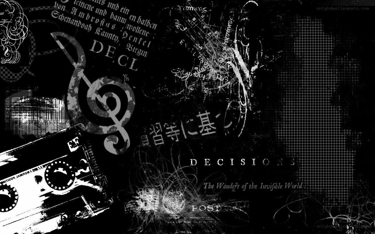 grunge music collage