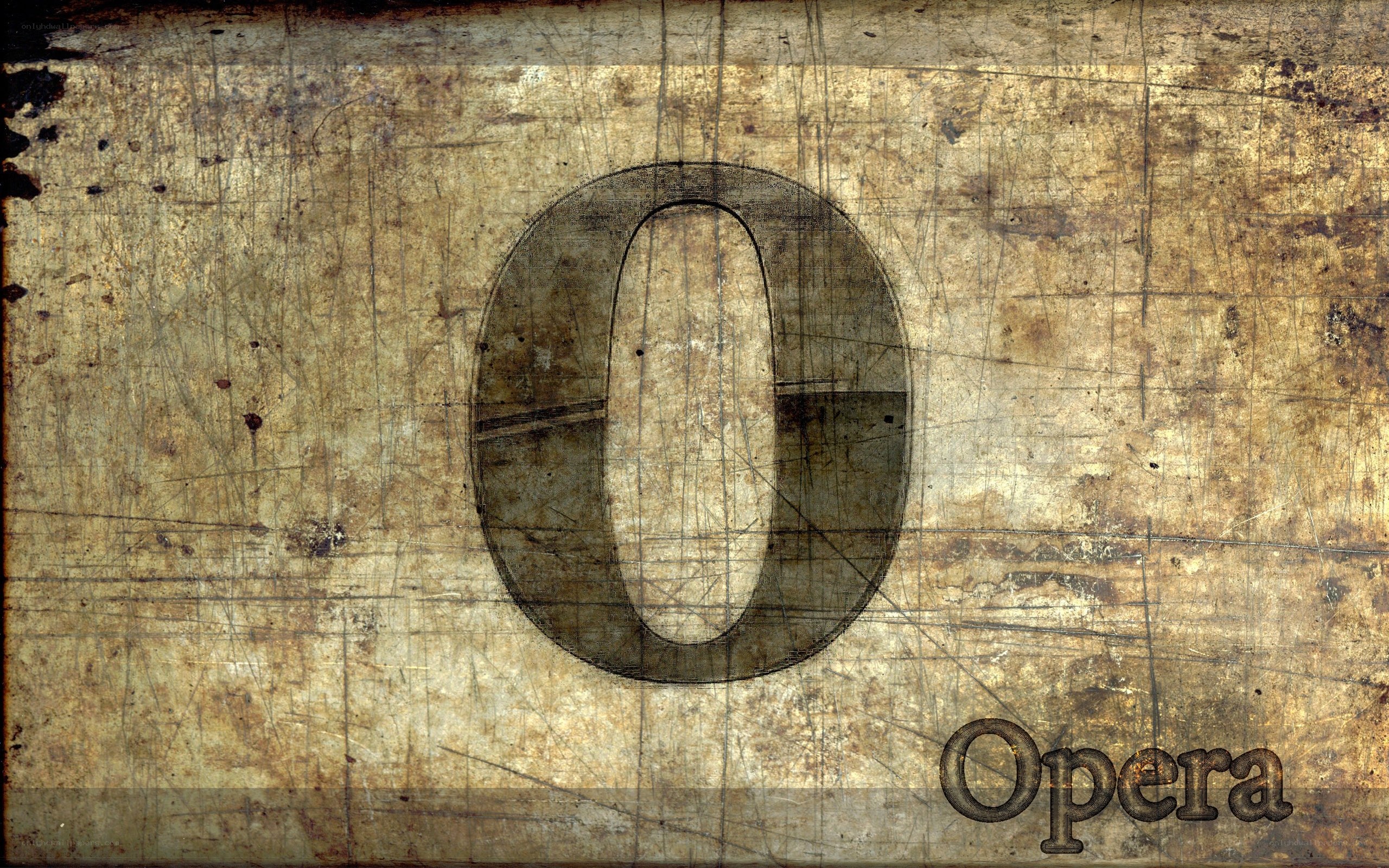 grunge opera logo